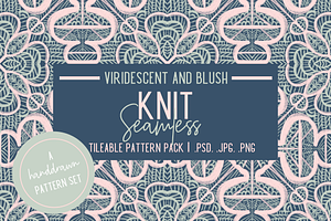 Viridescent and Blush Knit Patterns