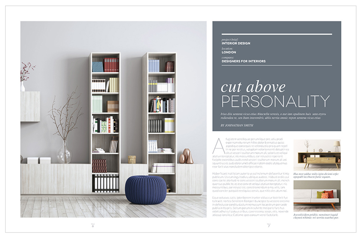 Magazine Template InDesign 13, a Magazine Template by Love Graphic Design (Photo 12 of 20)