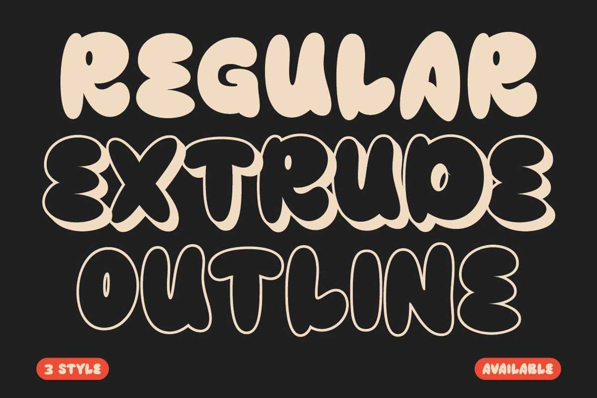GF Magic - Retro Groovy Font, a Sans Serif Font by GroovyFontCo (Photo 2 of 9)