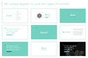 Mono Keynote Template - 25% off, a Presentation Template by Projectile (Thumbnail 2 of 8)