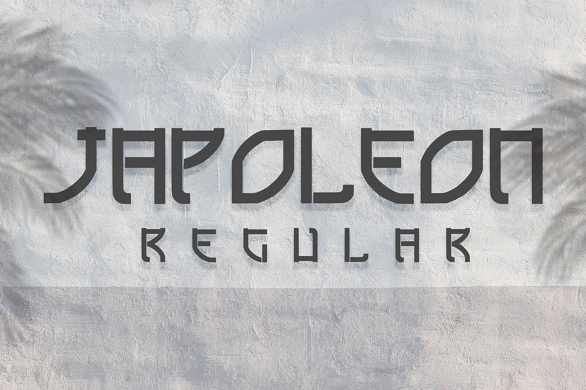 Japoleon Regular - Japan Style Font, a Symbol Font by NOX Labs (Photo 5 of 5)