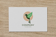 Green natural bird leaf logo, a Branding & Logo Template by Medianeka (Thumbnail 3 of 3)
