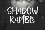 SHADOW RAMBLE - Halloween Font, a Font by NTC Graphic (Thumbnail 1 of 8)