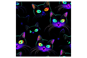 Neon Halloween Digital Paper, a Pattern Graphic by Chromolume Studio (Thumbnail 12 of 28)