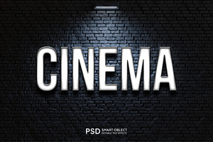 Cinema Text Effect Style