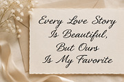 Mantiques Casual Script Wedding Font, a Script Font by Maulana Creative (Thumbnail 4 of 7)