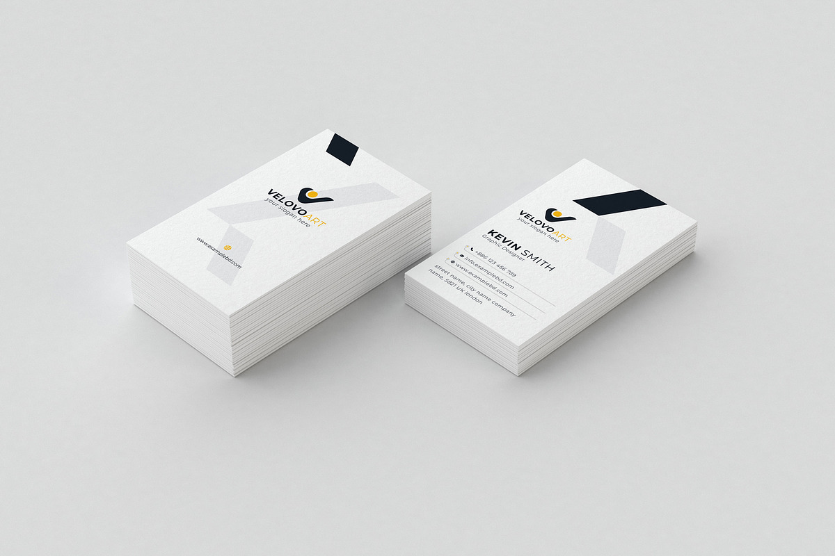 Vertical Business Card, a Business Card Template by PicoartBd (Photo 4 of 4)