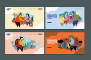 20 Flat Landing Page Illustration, a Work Illustration by singpentinkhappy (Thumbnail 3 of 6)