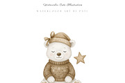 Cute Christmas Woodland Clipart, an Illustration by Pati Paints (Thumbnail 3 of 8)