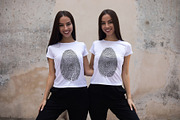 Twins T-Shirt Mock-Up 2018 #27, a Shirt Mockup by Freeman Studio (Thumbnail 7 of 23)
