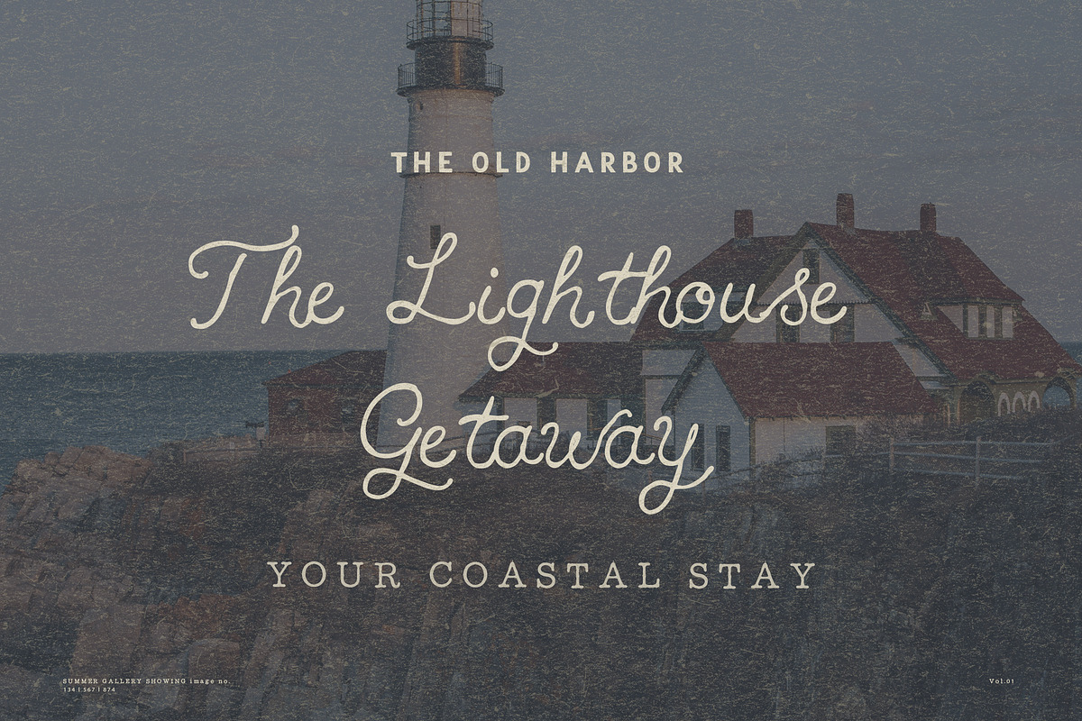 Handwritten Coastal Font Trio, a Handwritten Font by Laras Wonderland (Photo 13 of 15)