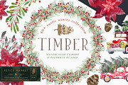 Timber Winter Truck Collection, a Graphic by PetiteMarket (Thumbnail 2 of 5)