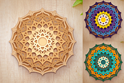 10 - 3D Flower Mandalas Collection, an Object Graphic by Arshad Ali (Thumbnail 11 of 18)