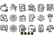 Line Art Finance Icons Bundle For Bu, an Illustration by designvectx (Thumbnail 3 of 3)