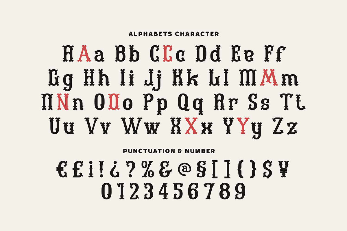 Nosieg - Decorative Vintage Font, a Blackletter Font by Imoodev (Photo 5 of 5)