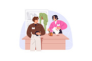 People on coffee break at work set, a Person Illustration by PaperTrident (Thumbnail 7 of 7)
