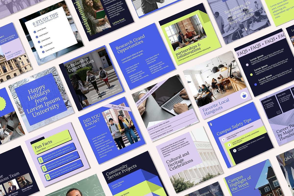 Academia | Higher Education Template, a Social Media Template by Artfullyours (Photo 10 of 11)