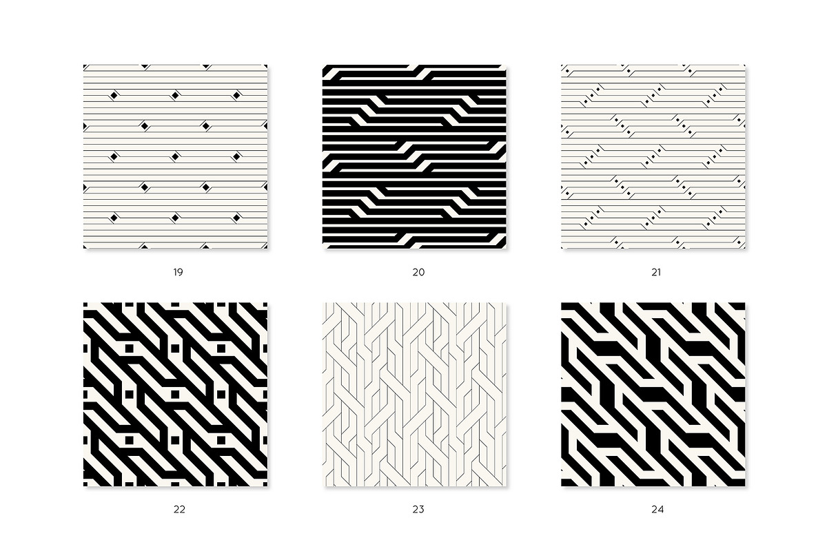 Striped. Seamless Patterns, a Pattern Graphic by Curly_Pat (Photo 6 of 8)