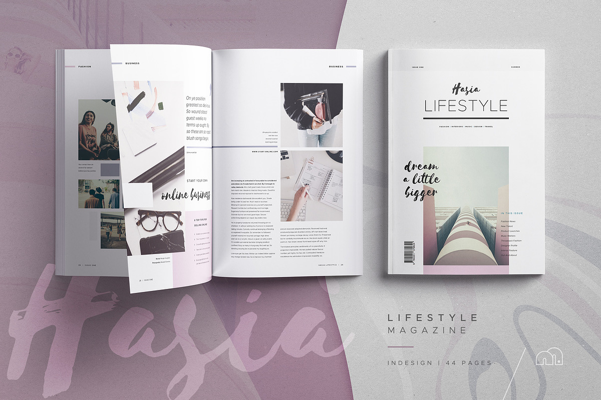 Hasia - Lifestyle Magazine, a Magazine Template by bilmaw creative (Photo 1 of 10)