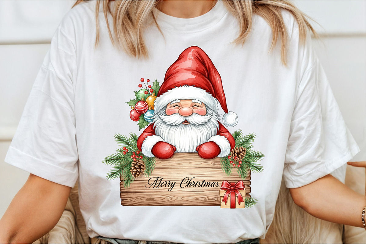 Watercolor Christmas Gnomes Clipart, an Illustration by DreamCafeArt (Photo 3 of 6)