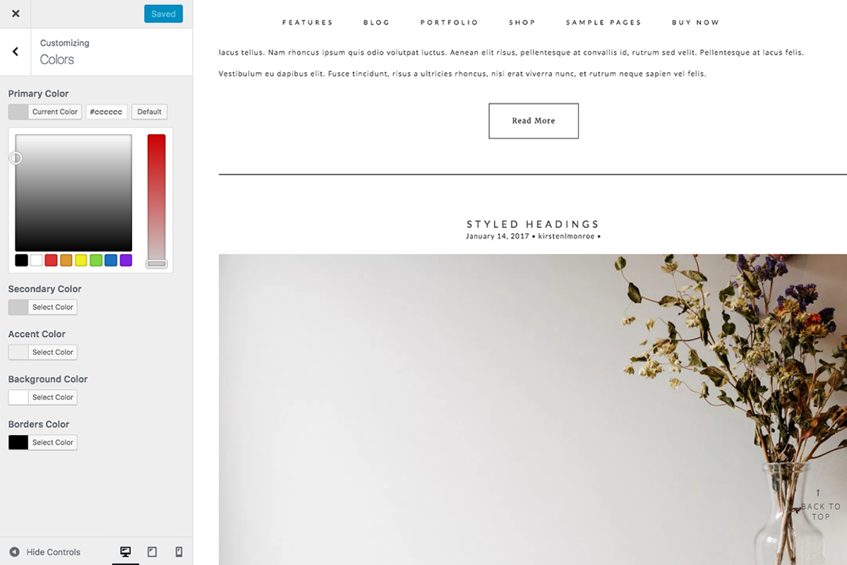 Refined Wordpress Theme, a WordPress Template by brave + beautiful designs (Photo 3 of 5)