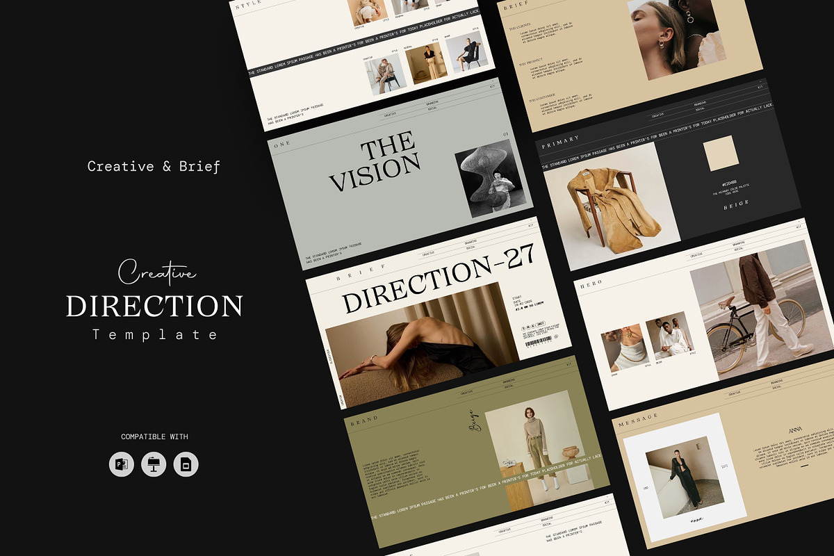 Raye | Creative Direction Kit, a Presentation Template by slidestock55 (Photo 1 of 14)