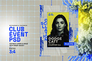 Club PSD – Party Flyer Template, a Flyer Template by Rave Aspect (Thumbnail 1 of 3)