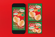 Local Farmer Market Flyer, a Flyer Template by graphicook (Thumbnail 3 of 3)