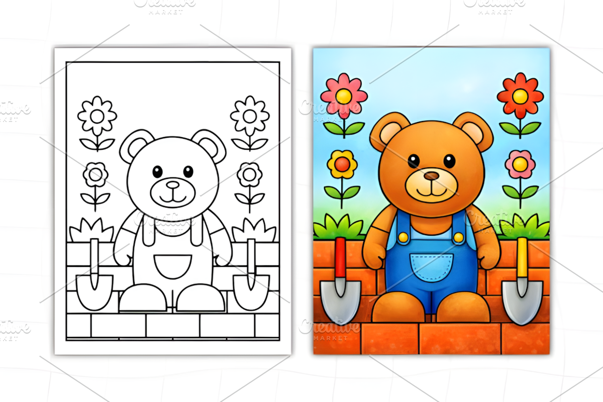 Adorable Cozy Bear Cute & Comfy, an Animal Illustration by Ink Gallery (Photo 4 of 9)