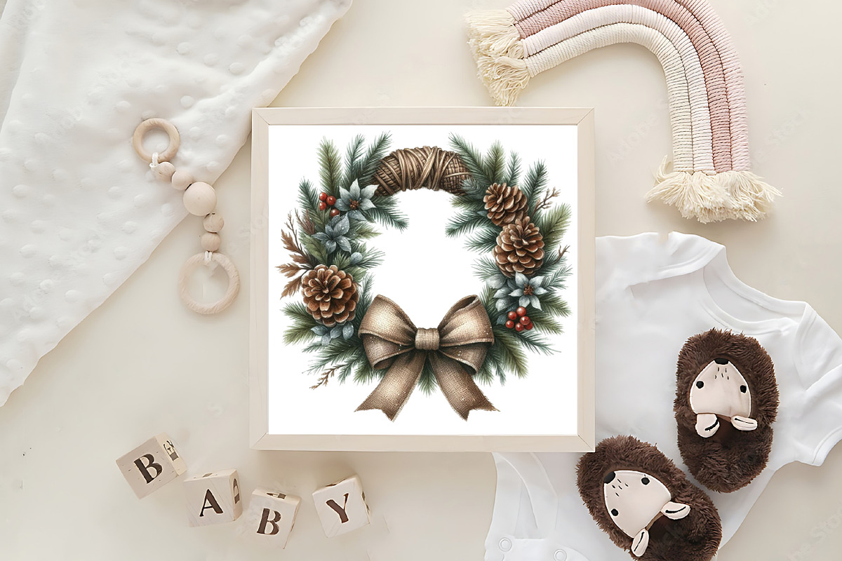 Christmas bow PNG, an Illustration by Designking (Photo 4 of 4)