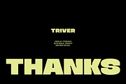 Triver - Bold Inktrap Font, a Sans Serif Font by limitype (Thumbnail 12 of 12)