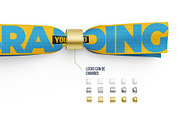 Fabric Wristband Mockup 350x15mm, an Apparel Mockup by easymock (Thumbnail 3 of 8)