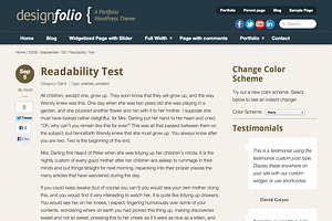 Designfolio Responsive Theme