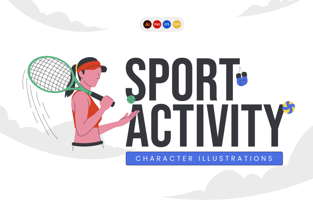 Sport Activity Illustration, a Sport Illustration by Loin Studio (Photo 1 of 3)