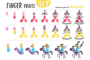 Finger prints ART (part 4), an Education Illustration by Alena Razumova (Thumbnail 10 of 13)