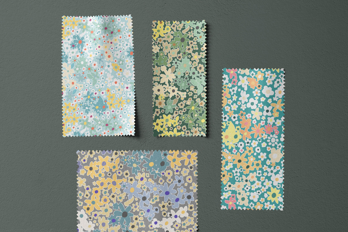 Ditsy Floral Seamless Pattern, a Pattern Graphic by JESSIE BLOOM STUDIO (Photo 4 of 4)
