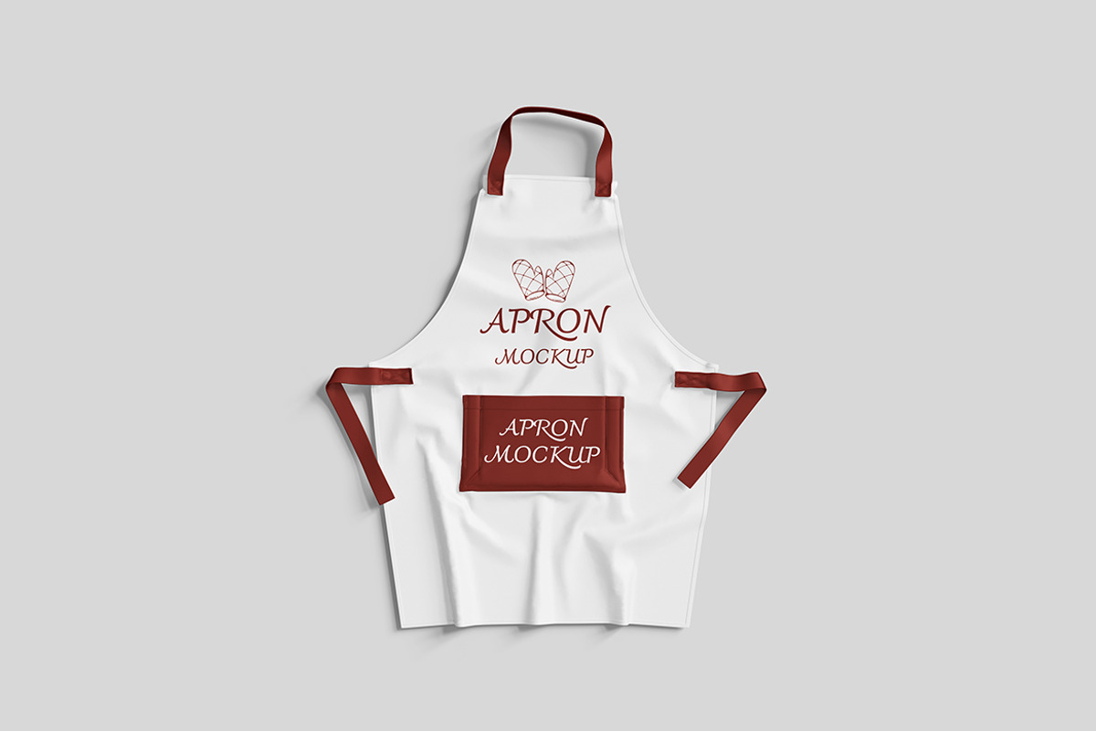 Apron Mockup PSD Branding, an Advertising Mockup by Indah (Photo 6 of 6)