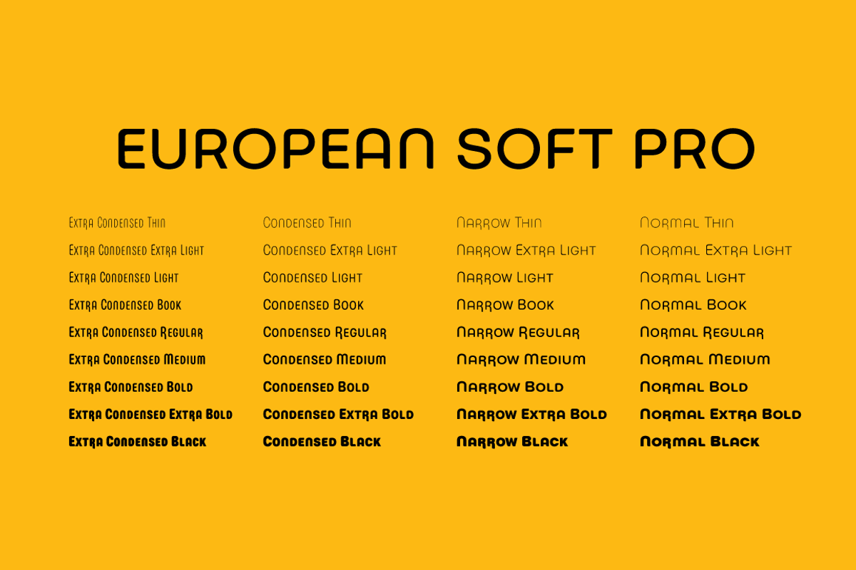 European Soft Pro Variable, a Sans Serif Font by BULENT YUKSEL (Photo 5 of 11)
