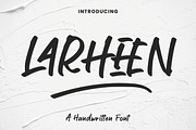 Larheen, a Handwritten Font by Suza Studio (Thumbnail 1 of 12)