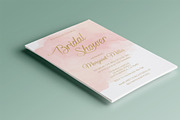 Pink watercolor bridal shower, an Invitation Template by annago (Thumbnail 2 of 2)
