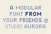 Halo Halo - Multi-Style Modular Font, a Sans Serif Font by Studio Aurora (Thumbnail 2 of 9)