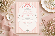 Blush Pink Floral Invitation Frames, a Background Graphic by by creative paper (Thumbnail 3 of 7)
