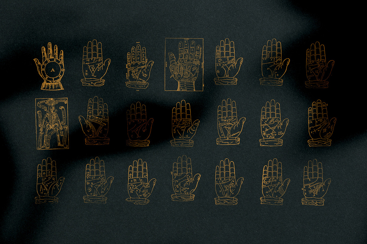 Palmistry, Zodiac & Occult, an Illustration by Nomad Visuals (Photo 4 of 13)