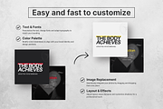 Fitness Quote Instagram Templates, a Social Media Template by DigiPax (Thumbnail 8 of 11)