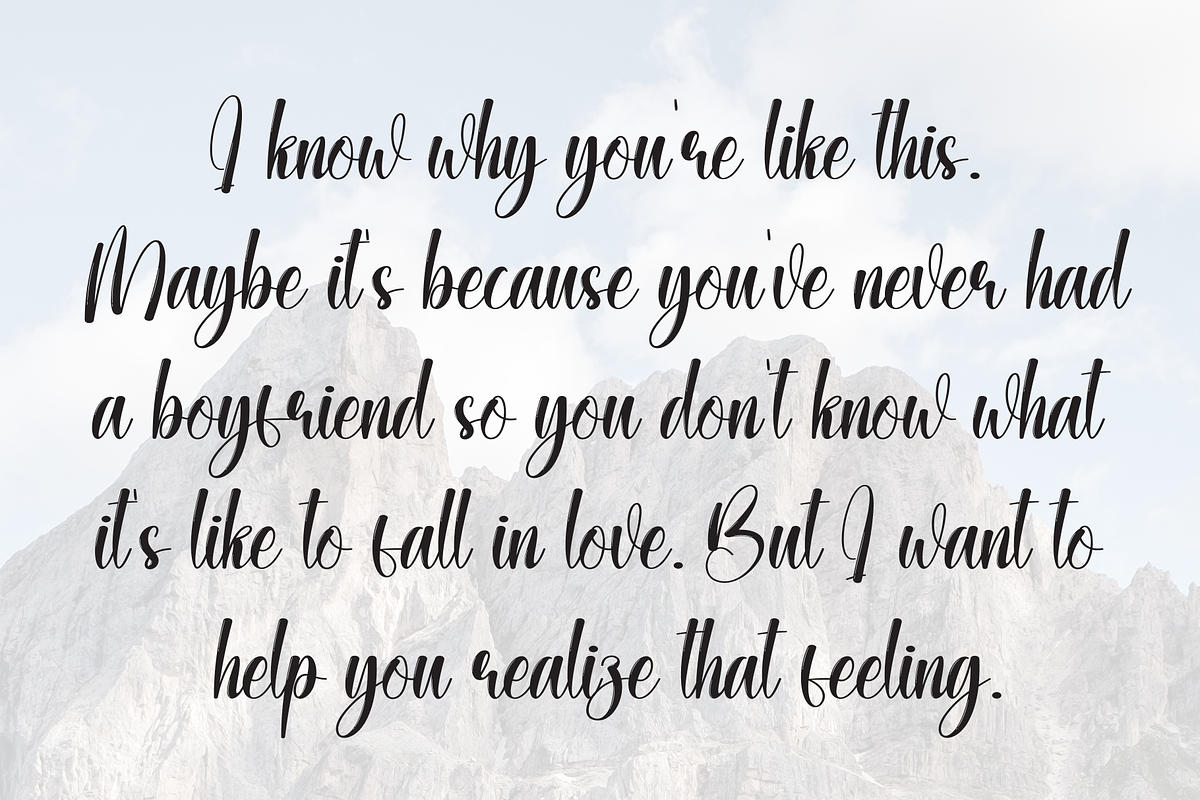 Sweety Sometime | Script Font, a Handwritten Font by Scratchones (Photo 6 of 9)