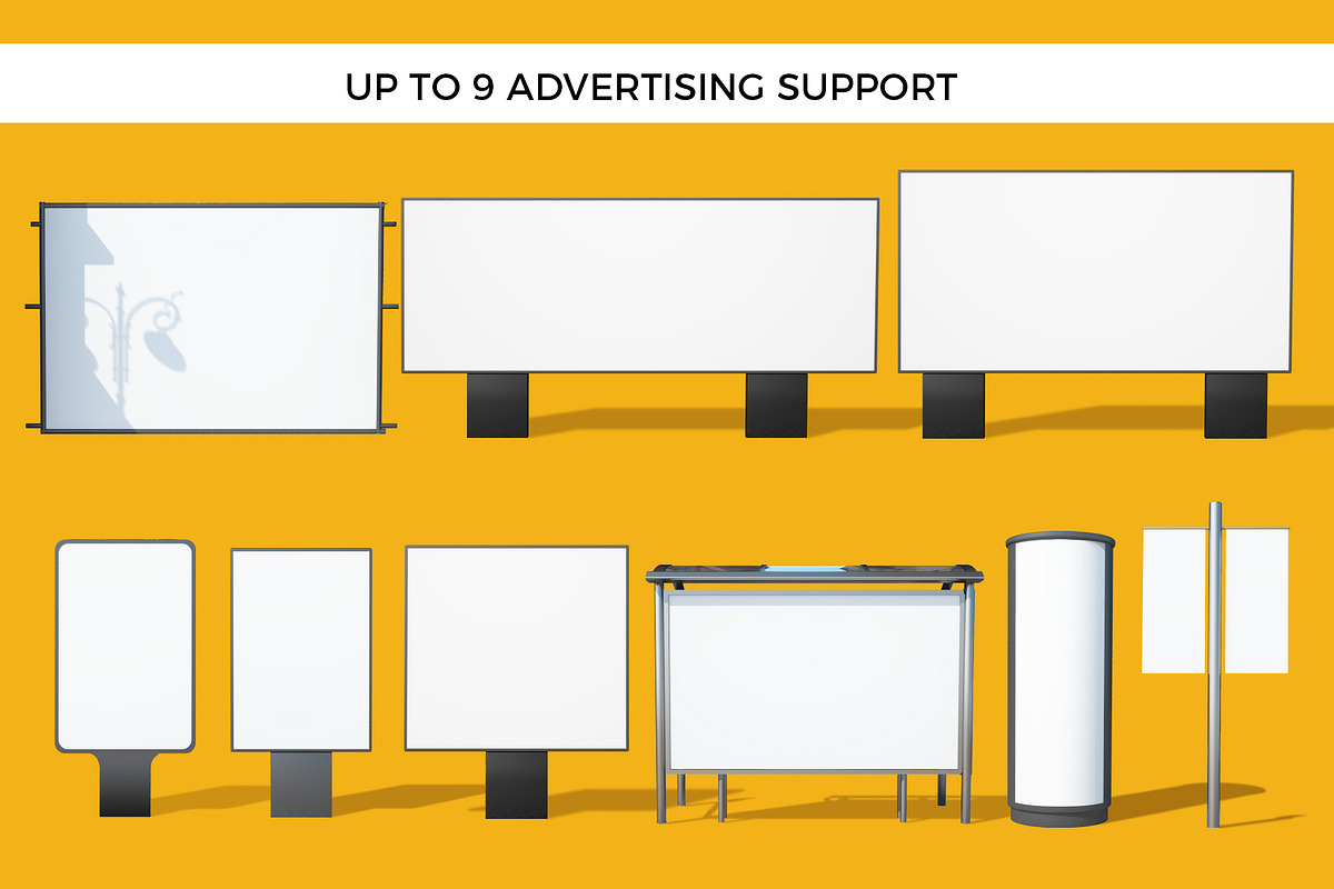 Street Advertising Scene Creator, an Advertising Mockup by McLittle Stock (Photo 3 of 4)