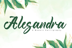 Alesandra a Modern Calligraphy