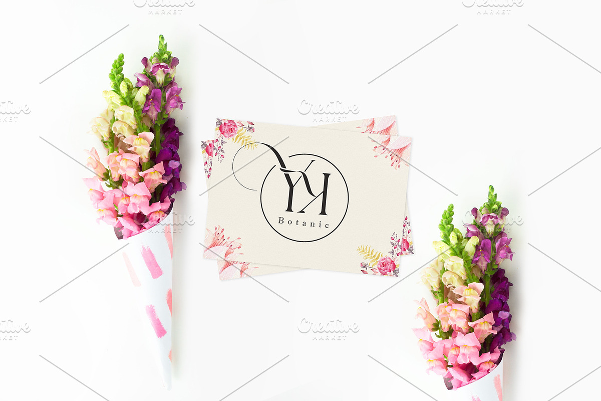 Hand made Botanic Logo KIT, a Branding & Logo Template by Zsstudio (Photo 5 of 8)