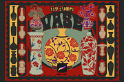Vase stamps for Procreate, a Brush Add-On by TheWhiteCatLab (Thumbnail 1 of 6)