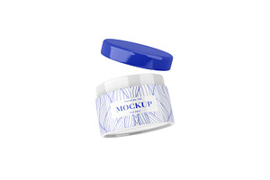 Cosmetic Jar Mockup, a Product Mockup by Kenrichi
